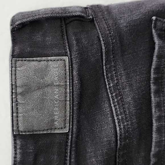 American Eagle Womens The Dream Jean Hi-Rise Jegging Black Denim Size 0 Short - Picture 11 of 15